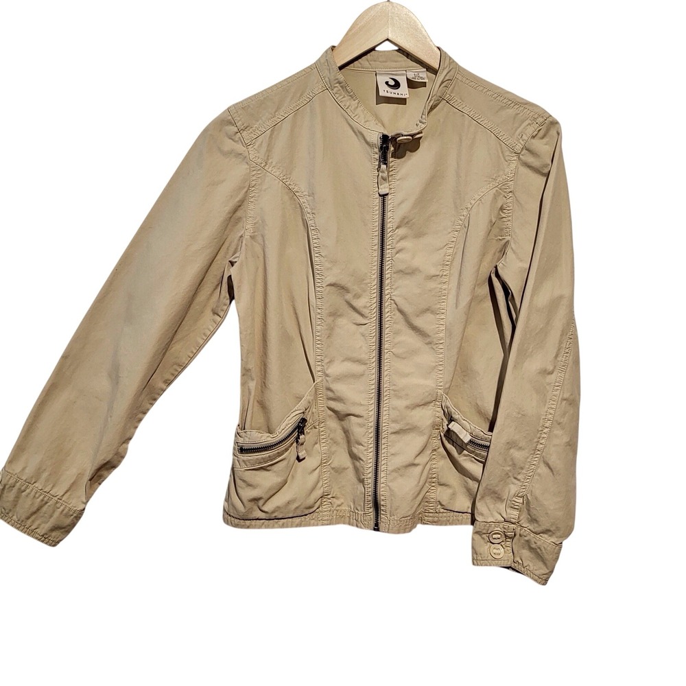 Tsunami Jacket Womens Beige Size S 100% Cotton